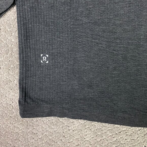 Lululemon Metal Vent Tech Shirt Men's Large Gray Long Sleeve Gym Running Base - Picture 4 of 9
